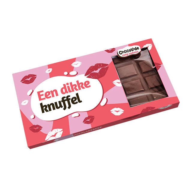 Cadeaudoos chocoladereep Dikke knuffel