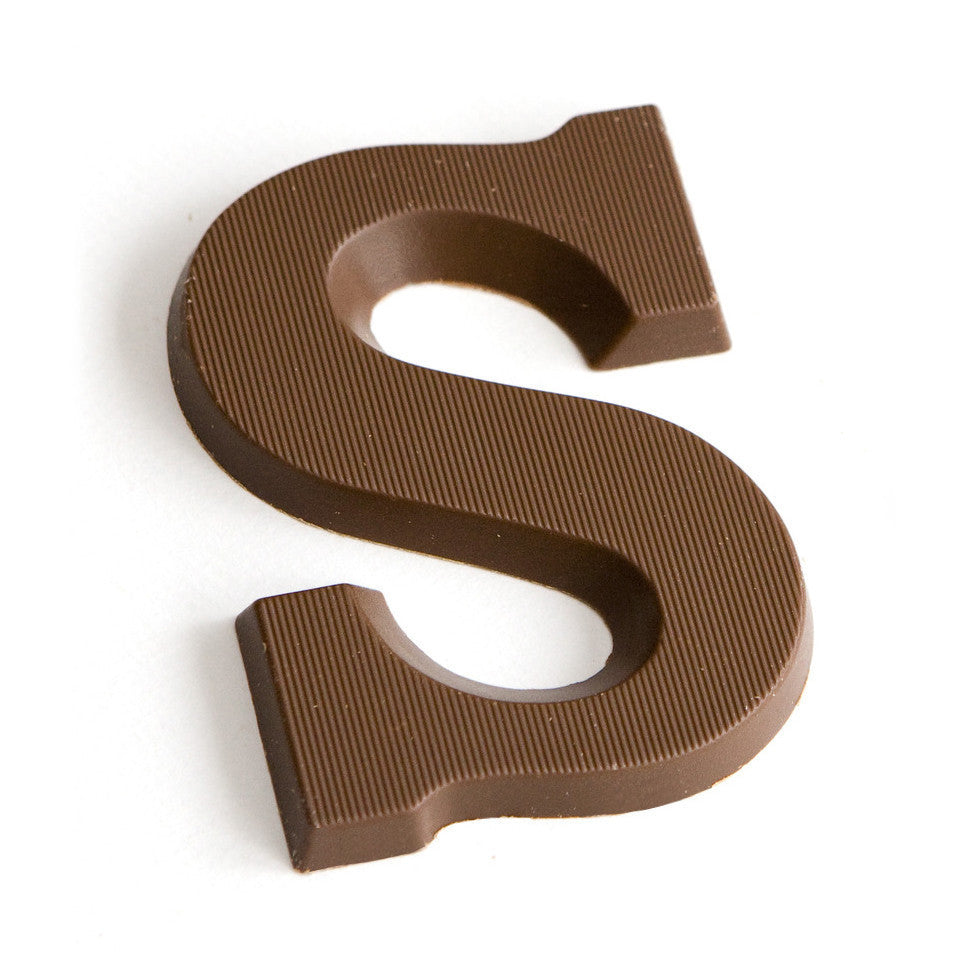 Chocoladeletter S - 135 gram