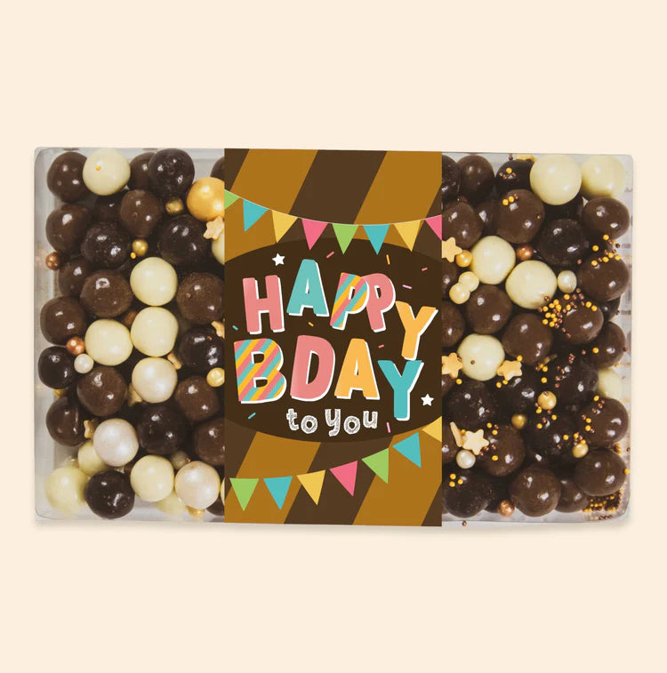 Doosje Callebaut chocolade "Happy B-day to you!