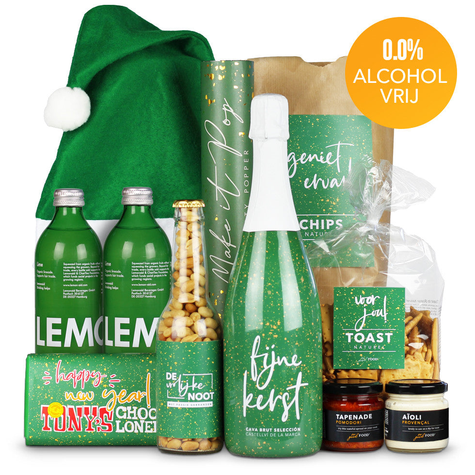 Kerstpakket favoriet - Fijne kerst! (alcoholvrij)