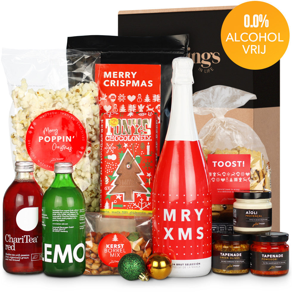 Kerstpakket - Happy Xmas! (alcoholvrij)
