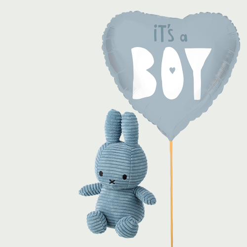 Nijntje knuffel met geboorteballon