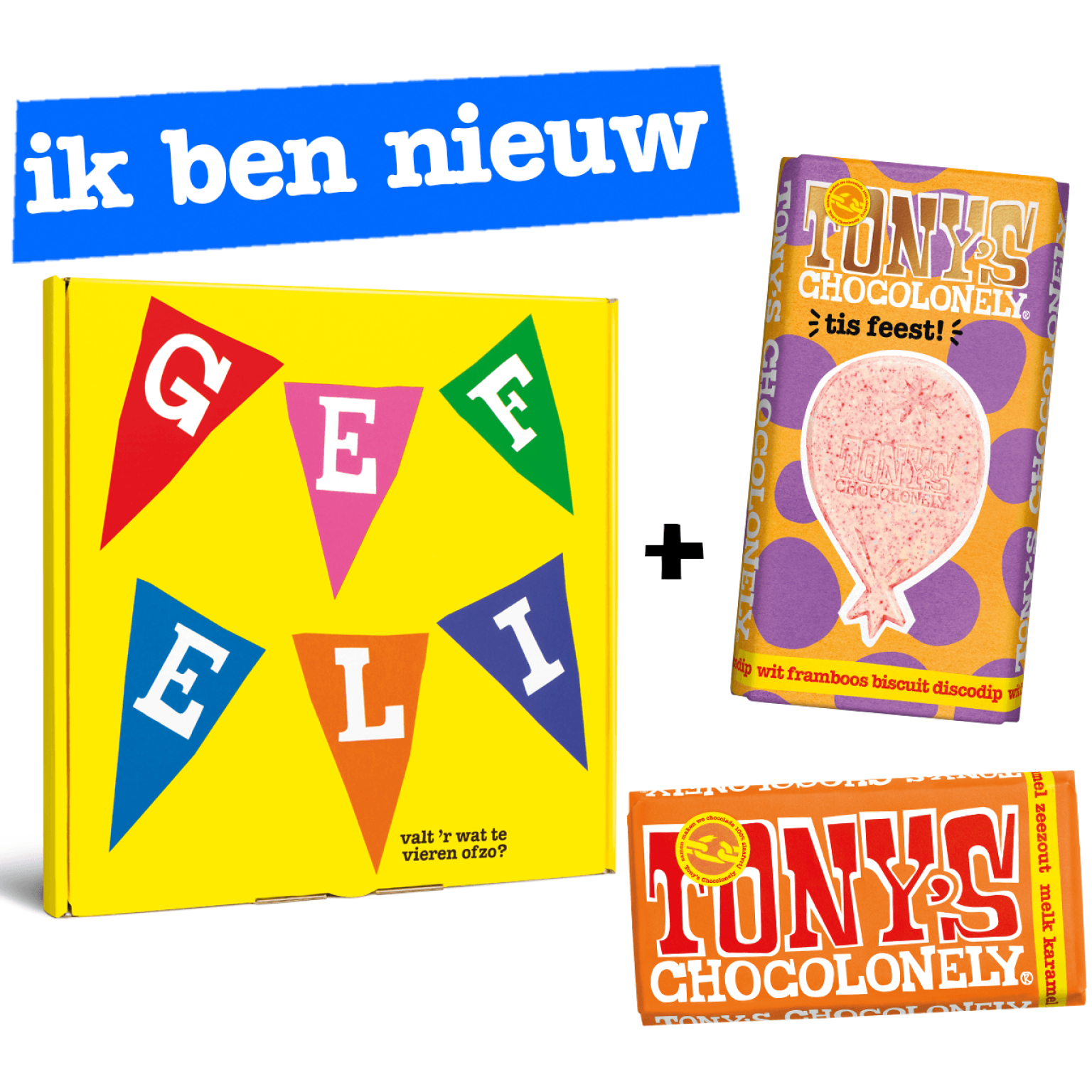 Tony's kadodoos 'Gefeliciteerd'