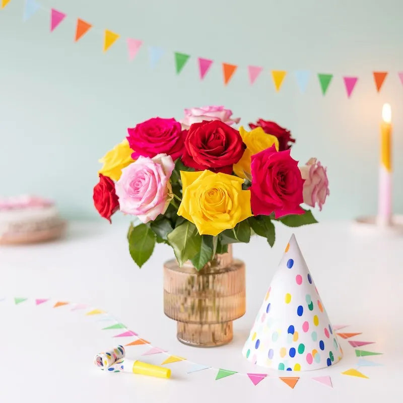 Fleurtjedag brievenbusbloemen - Verjaardagsfeest